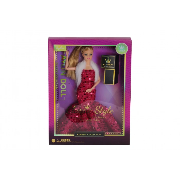 AGH 524 B AYLİN CLASSİC STYLE PULLU ŞALLI