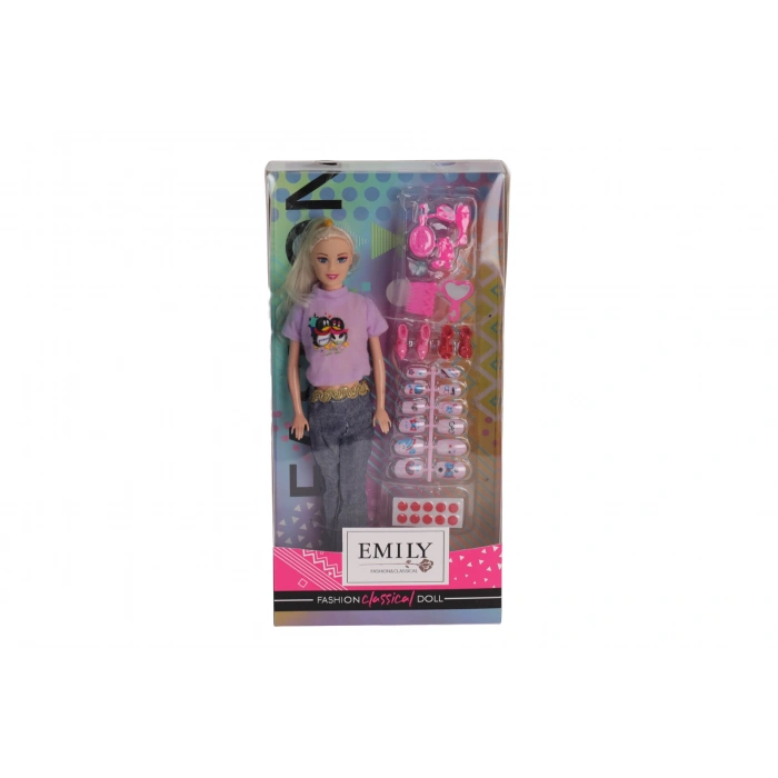 AGH 527 K EMİLY TIRNAK SETLİ BEBEK