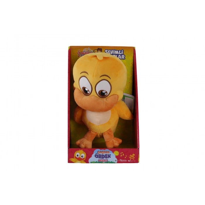 BAL-55115 Şaşkın Ördek Müzikli Peluş Sevimli Dostlar -Özaydınlar