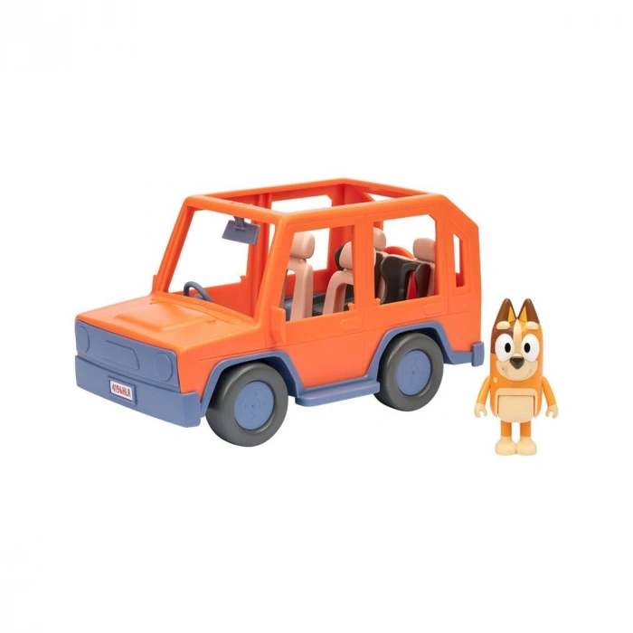BLUEY 17661 Bluey 4x4 Büyük Araç ve Chilli Figür Set