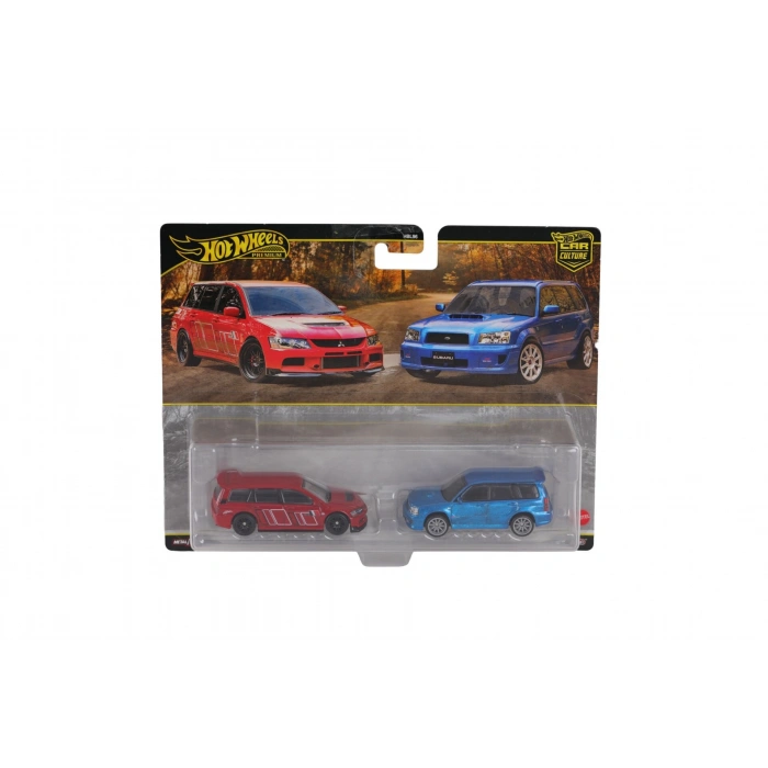 HBL96 Hot Wheels 2li Premium Araba Seti / 8 adet koli ile satılır. Koli fiyatıdır.