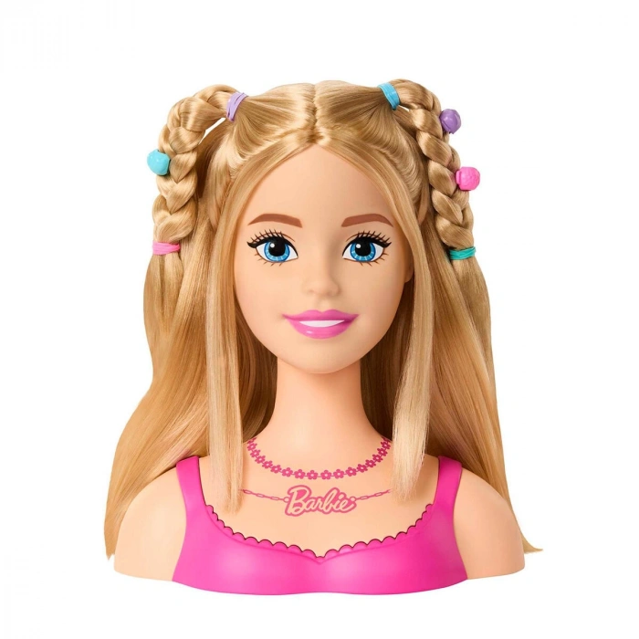 HMD88 Barbie Saç Tasarımı Büstü - Sarı Saçlı