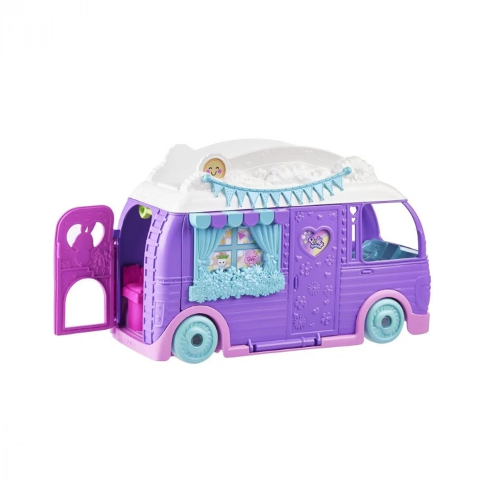 JCC32 Polly Pocket Eğlenceli Karavan Oyun Seti