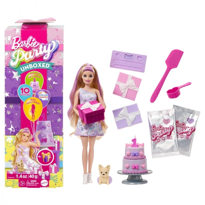 JFG68 Barbie Party Unboxed Köpeğimin Doğum Günü Serisi