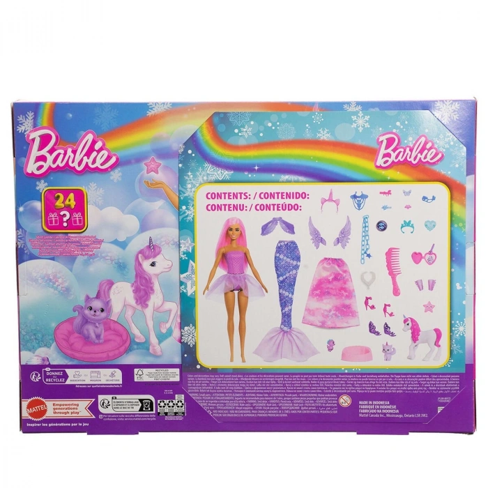 JFL66 Barbie Advent Calendar -Yılbaşı Özel Seti