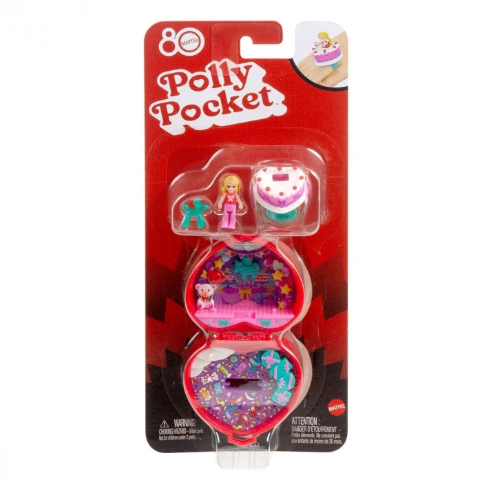 JGK21 Polly Pocket Mattel 80. Yıl Yüzük Kutusu