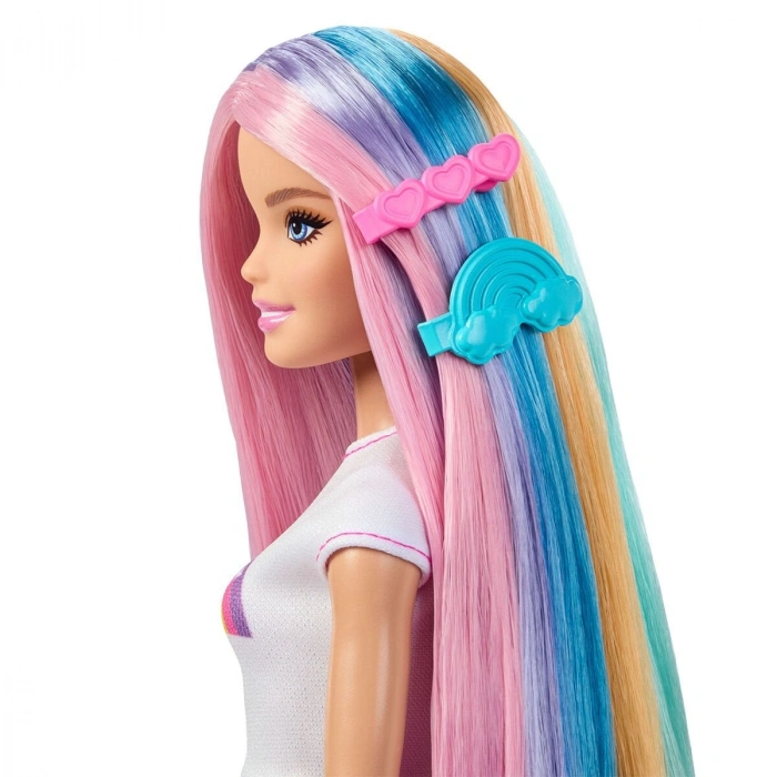 JJP06 - JJP07 Barbie Gökkuşağı Saçlar Bebek