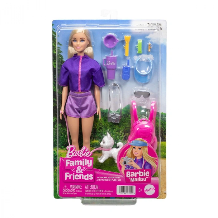 JJV59 Barbie Malibu Bebek ve Aksesuarları