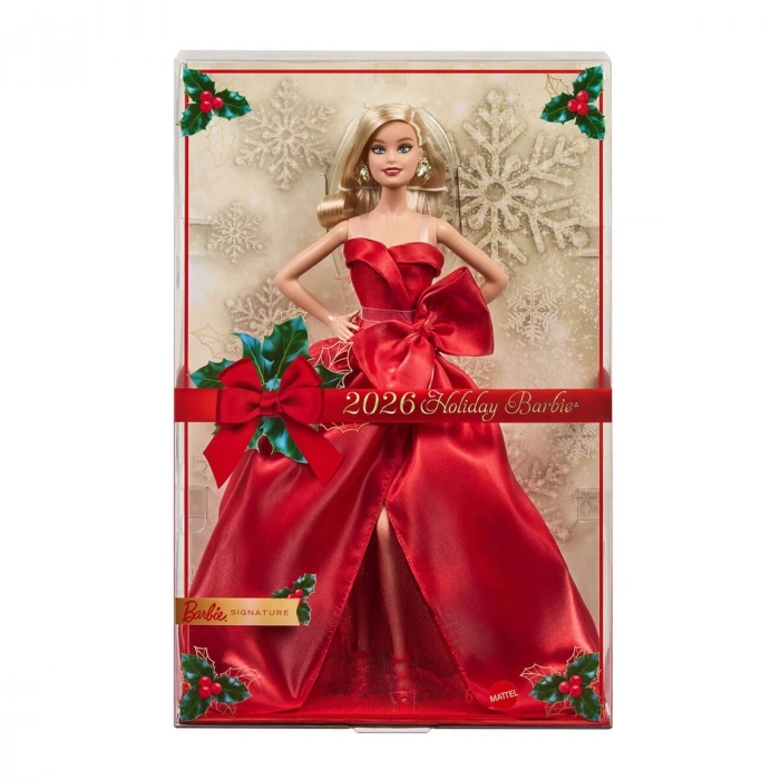JJX65 Barbie 2026 Mutlu Yıllar Bebeği -  Sarışın