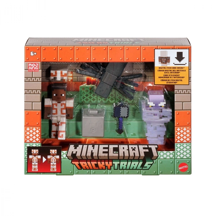 JKK15 HLB21 Minecraft 3lü Aksiyon Figür Seti 8 cm