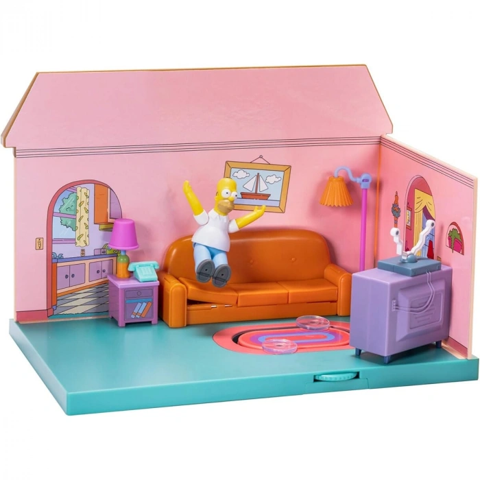 JKSMP17556 The Simpsons Oturma Odası ve Figürlü Oyun Seti