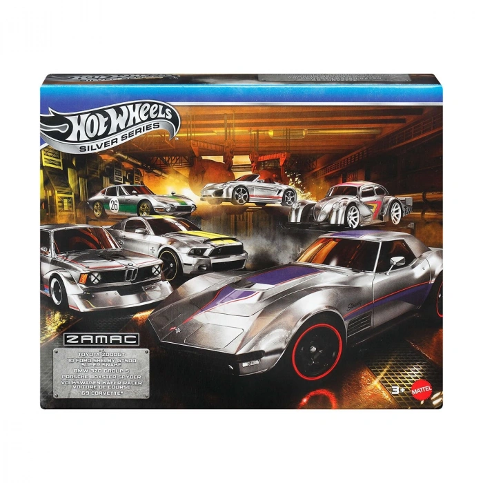 JLB26 Hot Wheels Zamac Temalı 6lı Araç Paketi 1:64