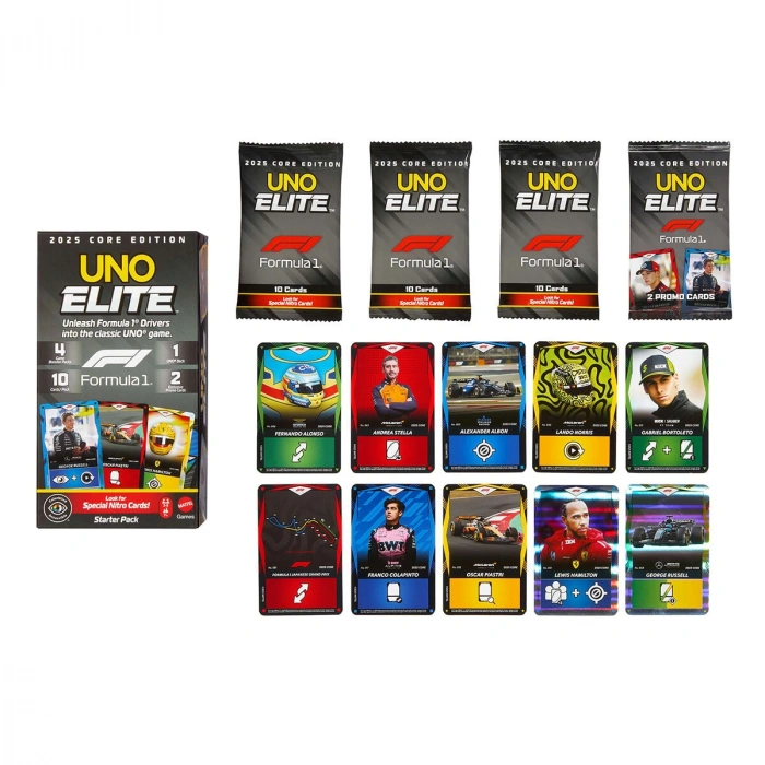 JLV42 UNO Elite F1 Kartlar - Başlangıç Paketi