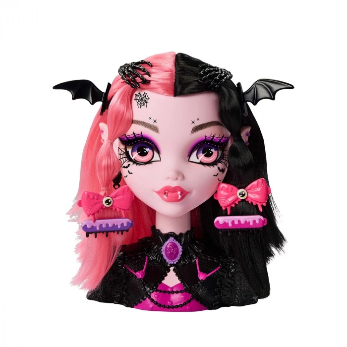 JML42 Monster High Havalı Saçlar Draculaura Büstü