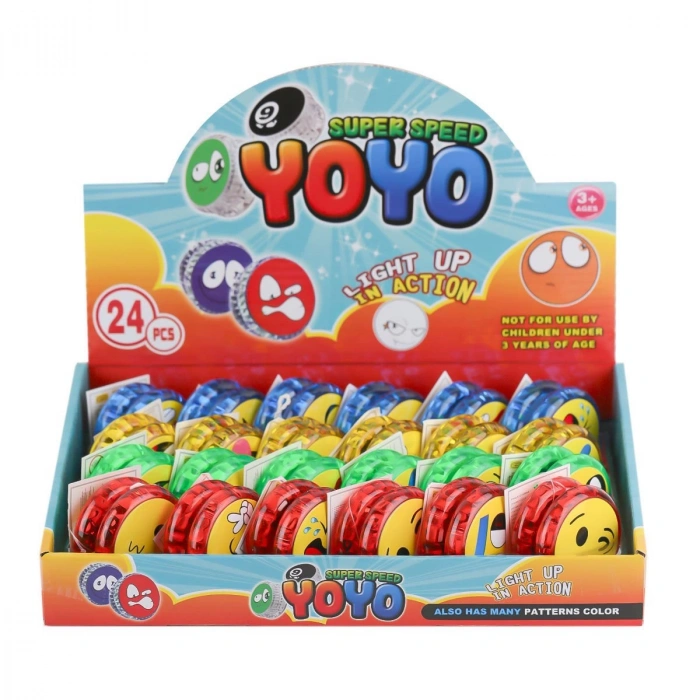 KZL-2025-2 Işıklı Emojili Yoyo -Kızılkaya Oyuncak