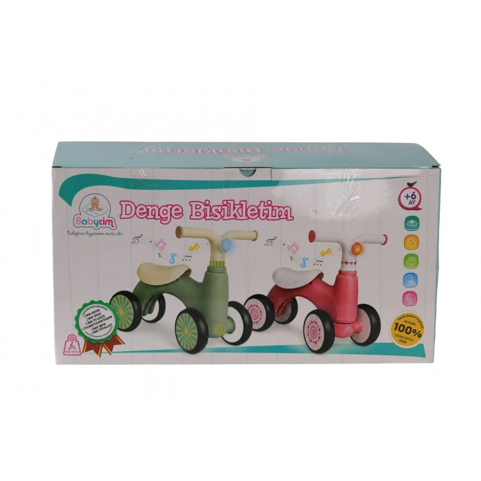 URT047001-YEŞİL BABYCİM DENGE BİSİKLETİ