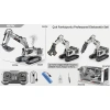 4D-E3 METAL DEĞİŞEBİLEN 3 BAŞLIKLI DUMAN ATAN İŞ MAKİNASI