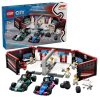60444 Lego City F1 Garajı ve Mercedes-AMG ve Alpine Arabaları 678 parça +7 yaş
