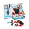 G1465 Spidey Waterwebs - Spin Dolphin Figür ve Araç OyunSeti +3 yaş