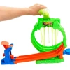 JMK91 Hot Wheels Monster Trucks Mutant Kaosu Çemberde Yarış Oyun Seti