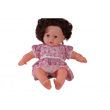0073 60 CM DOLGU GÖVDELİ SAÇLI BÜYÜK BEBEK