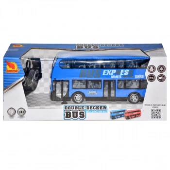 01988 Uzaktan Kumandalı Işıklı Çift Katlı Otobüs