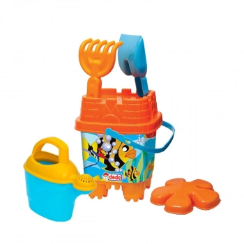 03092 RESİMLİ KÜÇÜK KALE KOVA SET