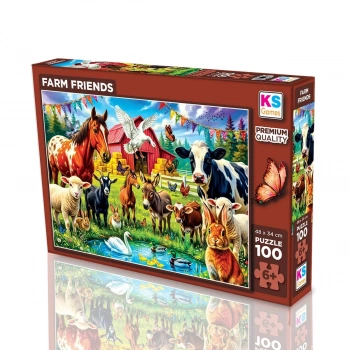 31507 Farm Friends 100 Parça Puzzle