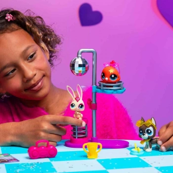 6377 SUN- LİTTLEST PETSHOP MİNİŞLER  DISCO NİGHT  OYUN SETİ