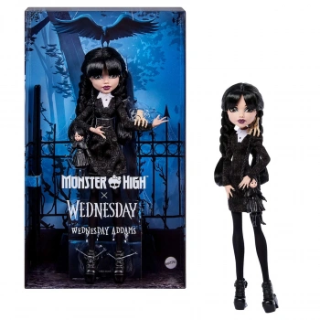 JNJ91 Monster High Wednesday Addams Bebek