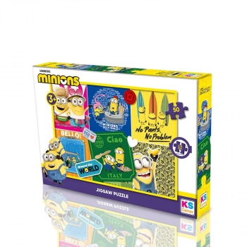 MO 709 MINIONS 50 PARÇA LİSANSLI PUZZLE