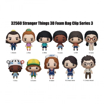 MONO32560 Monogram Stranger Things Klipsli Figür Seri 3 24lü display