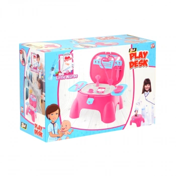 573-BP LITTLE NURSE OYUN TABURESİ DOKTOR SET KIZ(Ürün oyuncaktır)