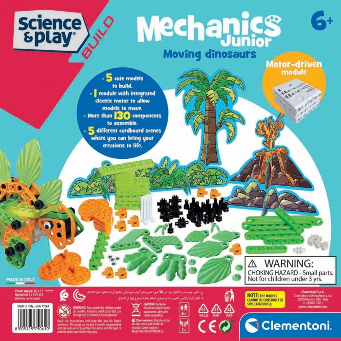 75061TR Mechanics Junior - Hareketli Dinozorlar +6 yaş
