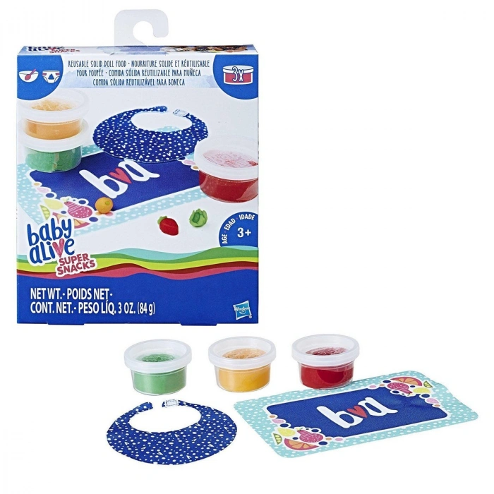 C2727 Baby Alive Super Snacks Yedek Mama Paketi +3 yaş