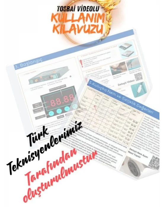 Evonest - 70 Tavuk Yumurta Kapasiteli Tavuk Kuluçka Makinesi