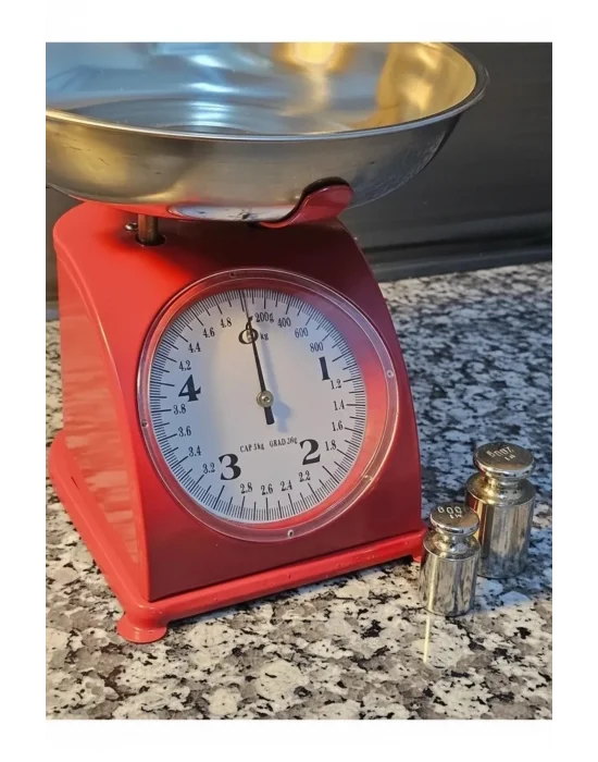 5 Kg Retro Nostalji Mutfak Tartısı Analog Terazi