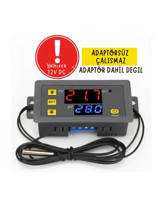 Anakucağı, Termostat, Kuluçka Makinesi için Dc 12v Termostat Sıcaklık Denetleyici Modülü