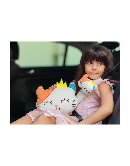 Araç Yastık Ve Kemer Seti Yılbaşı Yol Arkadaşı Yastık Kemer Araç Puset Dekoru