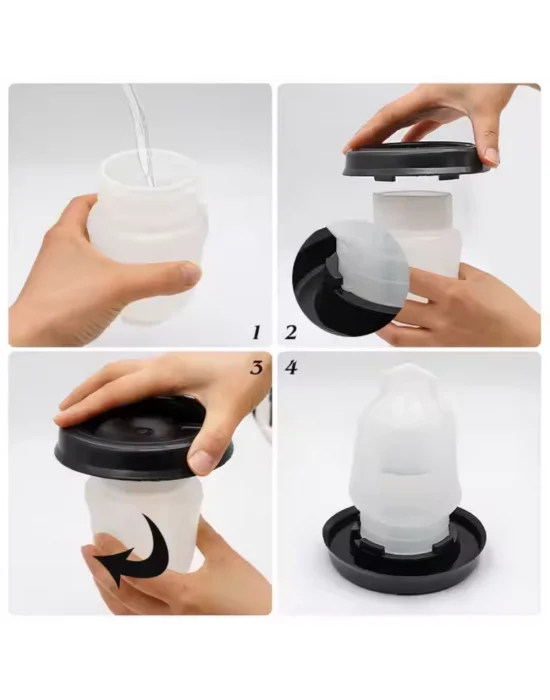 Civciv Suluk 0,75 ML Kaliteli Plastik + Tabak Yemlik