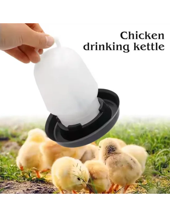 Civciv Suluk 0,75 ML Kaliteli Plastik + Tabak Yemlik