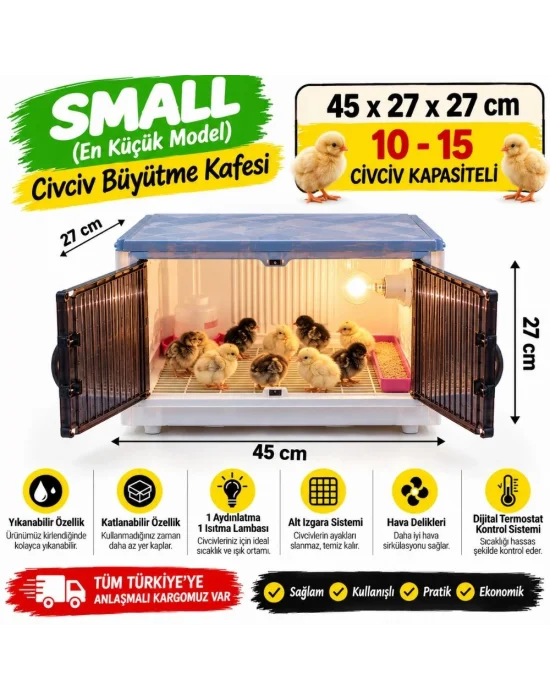 Ekonomik Boy Small Anakucağı 45*27*27 cm (yaklaşık 8-12 kapasiteli)