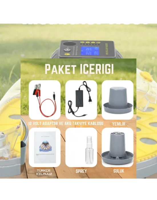 Evonest Evo-UFO-48 | 48 Yumurtalık UFO Model Tam Otomatik Kuluçka Makinesi