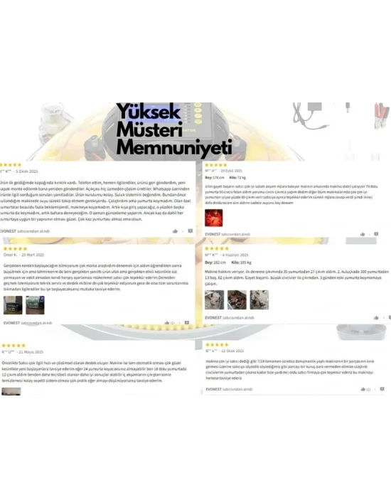 Evonest Evo-UFO-48 | 48 Yumurtalık UFO Model Tam Otomatik Kuluçka Makinesi