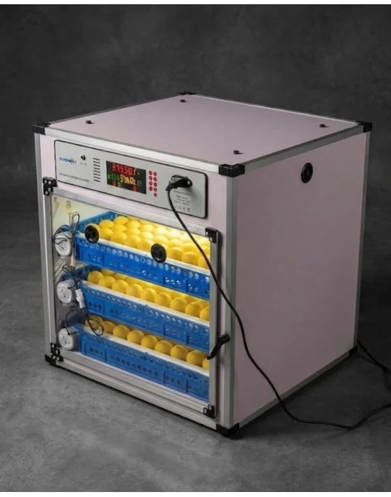 Evonest Kaz Uyumlu Kabin Tip Kuluçka Makinesi | 196 Yumurtalık Kapasiteli