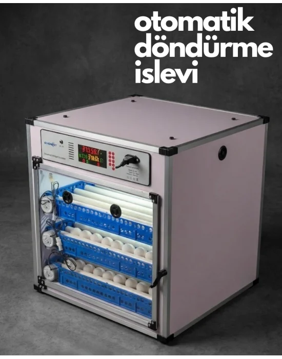 Evonest Kaz Uyumlu Kabin Tip Kuluçka Makinesi | 196 Yumurtalık Kapasiteli