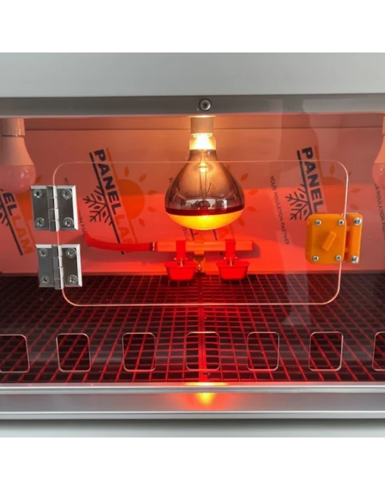 Evonest Lüks Civciv Büyütme Kafesi – Dijital Termostatlı, Infrared Isıtıcılı, Otomatik Suluklu 105x55x45 cm