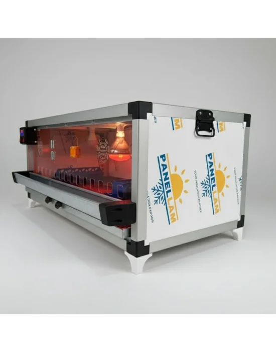 Evonest Lüks Civciv Büyütme Kafesi – Dijital Termostatlı, Infrared Isıtıcılı, Otomatik Suluklu 105x55x45 cm