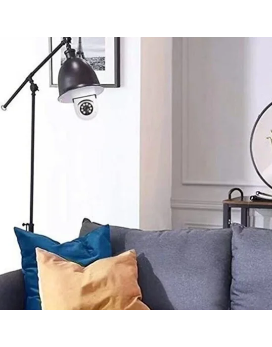 360° Panoramik Ampul Kamera | Wifi, Çift Wifi, Gece Görüşlü ve Hafıza Kartı Hediyeli