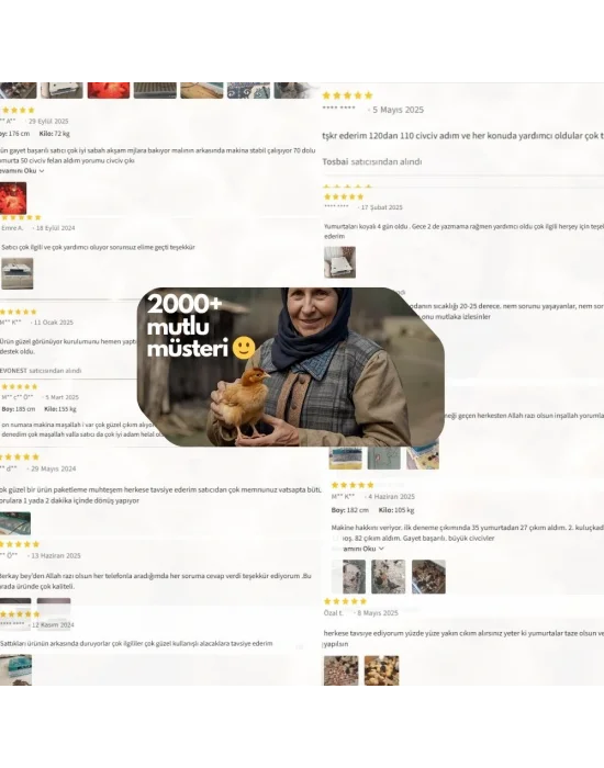 Kamera İlaveli Evonest 120 Yumurtalık Kuluçka Makinesi Otomatik Isı, Nem ve Çevirme Kontrolü